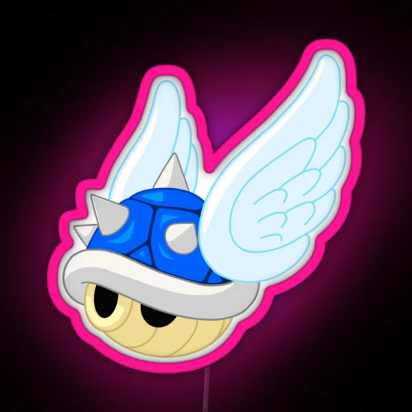 Blue Shell RGB Neon Sign