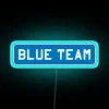 Blue Team RGB Neon Sign
