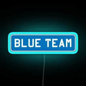 Blue Team RGB Neon Sign