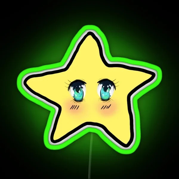 Blushing Star RGB Neon Sign