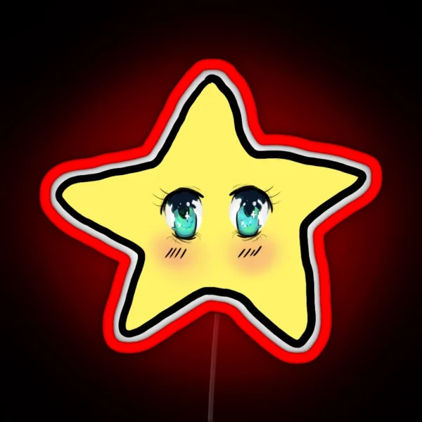 Blushing Star RGB Neon Sign