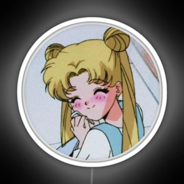 Blushing Usagi RGB Neon Sign