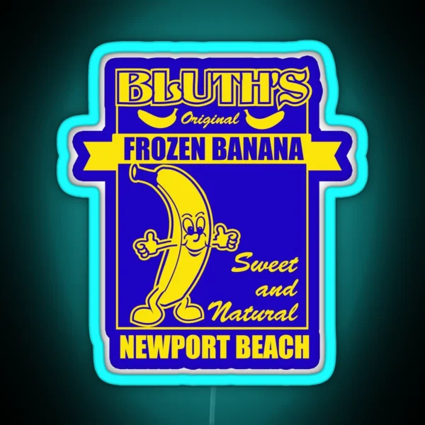 Bluth S Original Frozen Banana RGB Neon Sign