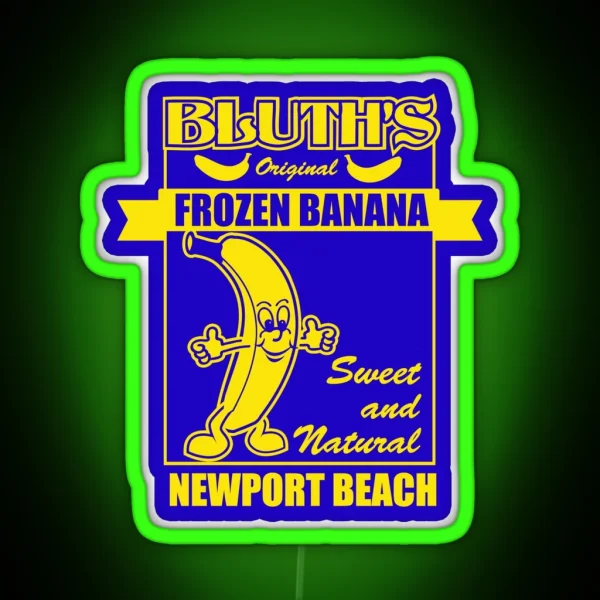 Bluth S Original Frozen Banana RGB Neon Sign