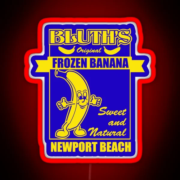 Bluth S Original Frozen Banana RGB Neon Sign