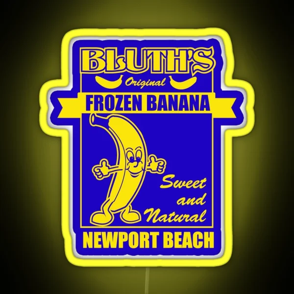 Bluth S Original Frozen Banana RGB Neon Sign
