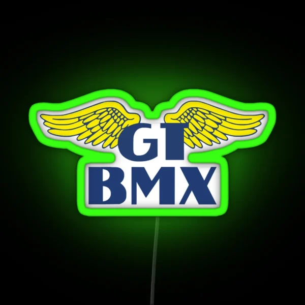 BMX 1981 Old School Original Wings GT RGB Neon Sign
