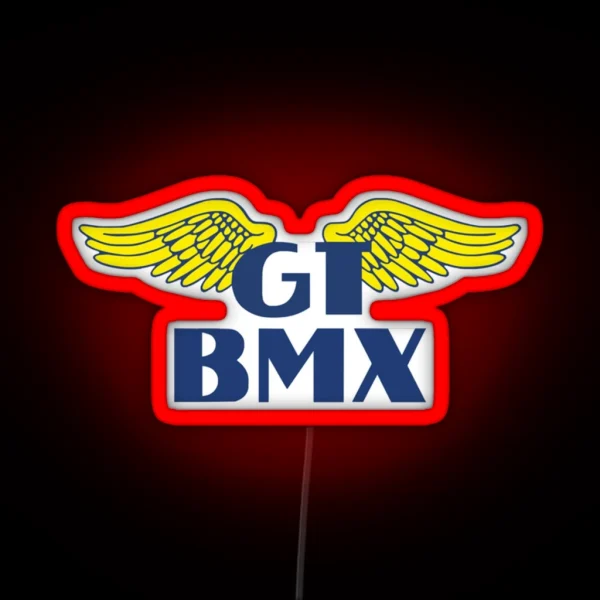 BMX 1981 Old School Original Wings GT RGB Neon Sign