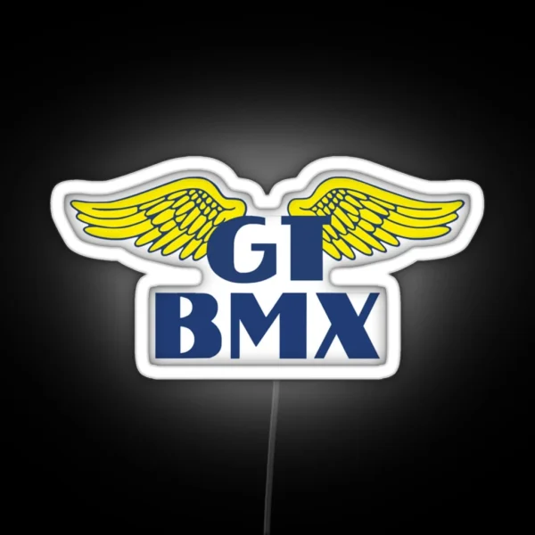 BMX 1981 Old School Original Wings GT RGB Neon Sign