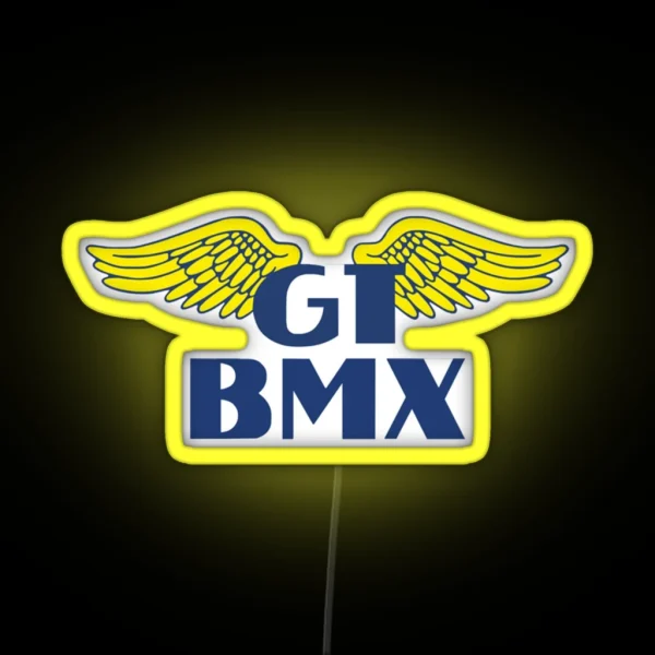 BMX 1981 Old School Original Wings GT RGB Neon Sign