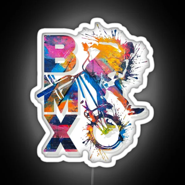 BMX Apparel Cool Bmx Bike RGB Neon Sign