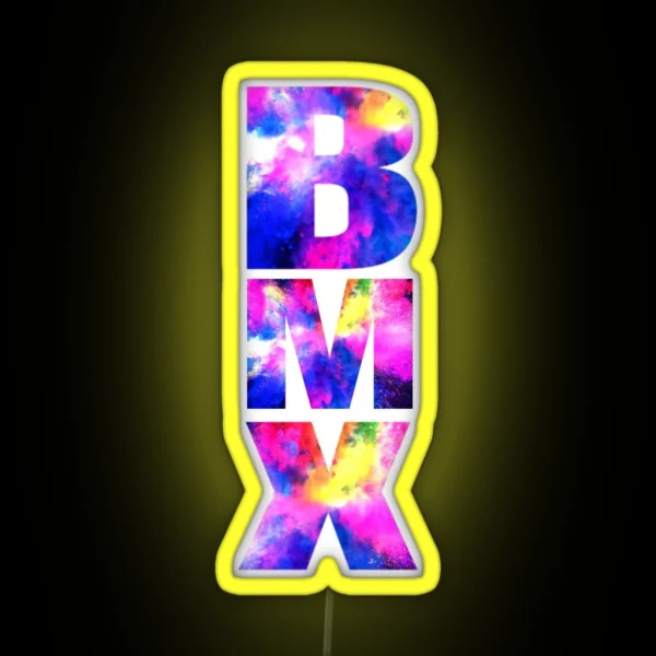 Bmx Bike Rider Freestyle Design RGB Neon Sign