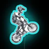 BMX Camouflage Grey RGB Neon Sign - Image 3