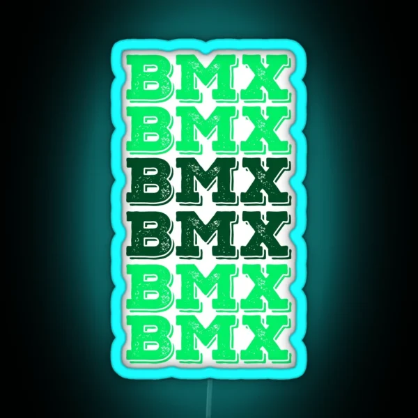 BMX Design For BMX Lovers BMX RGB Neon Sign