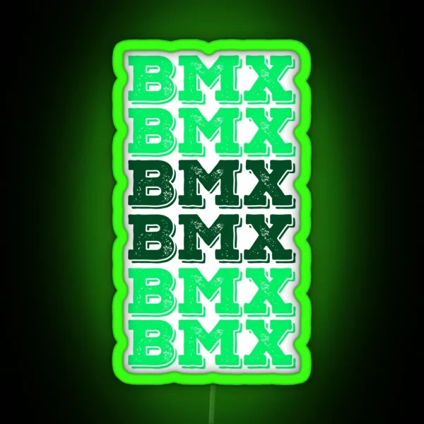 BMX Design For BMX Lovers BMX RGB Neon Sign
