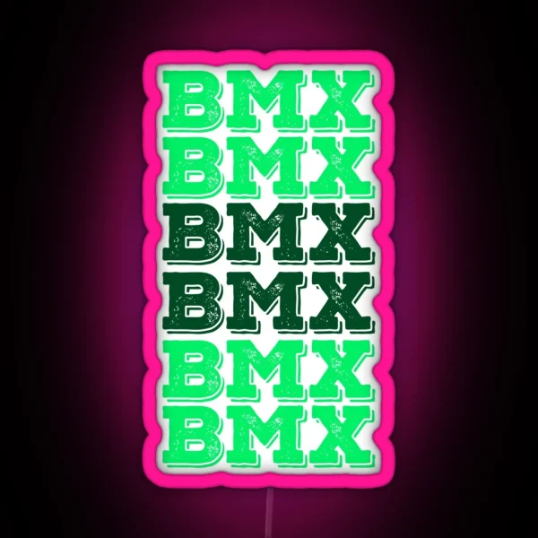BMX Design For BMX Lovers BMX RGB Neon Sign