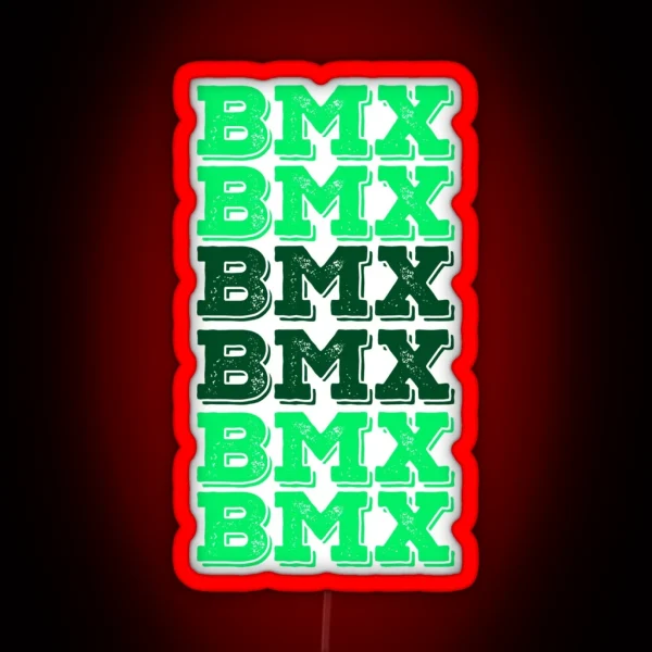 BMX Design For BMX Lovers BMX RGB Neon Sign