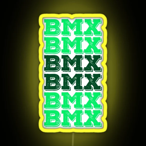 BMX Design For BMX Lovers BMX RGB Neon Sign