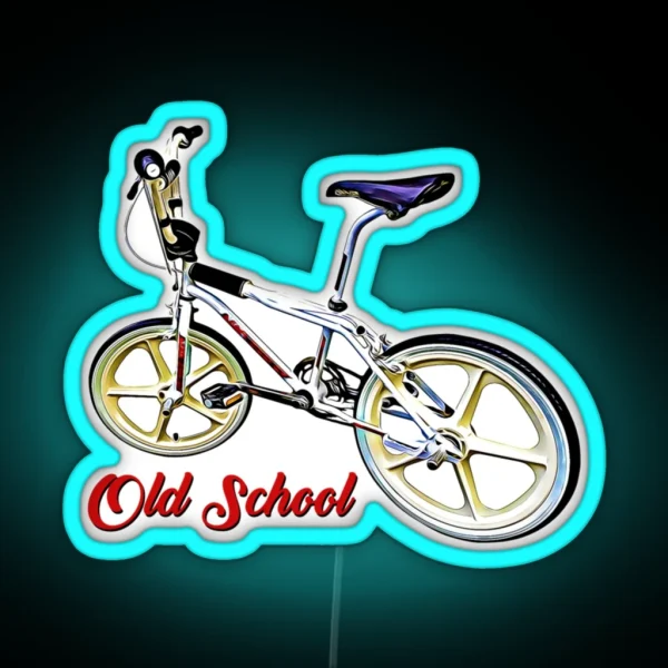 BMX Old School RGB Neon Sign