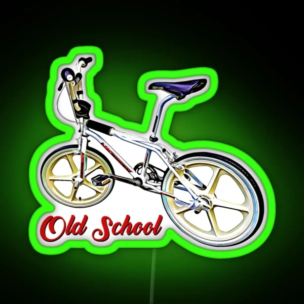 BMX Old School RGB Neon Sign
