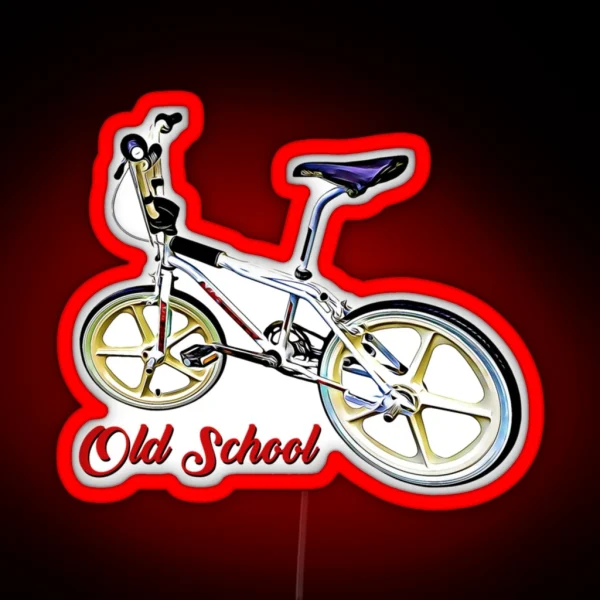 BMX Old School RGB Neon Sign