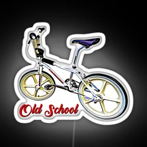 BMX Old School RGB Neon Sign