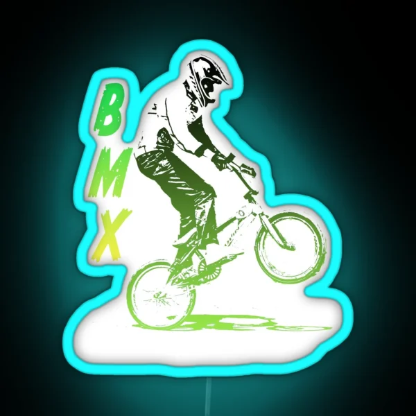Bmx Race RGB Neon Sign