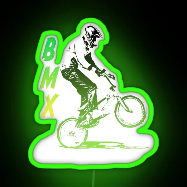 Bmx Race RGB Neon Sign