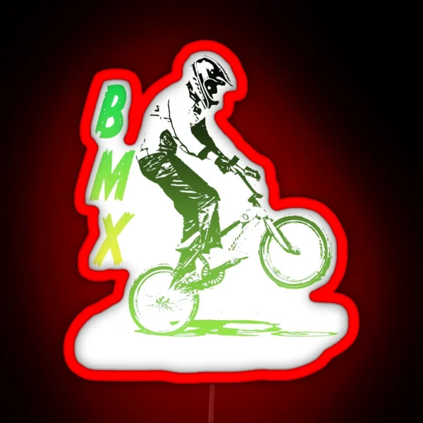 Bmx Race RGB Neon Sign