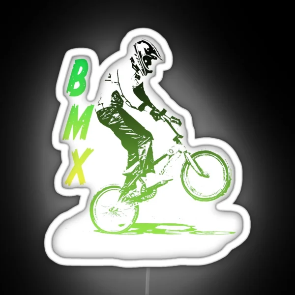 Bmx Race RGB Neon Sign
