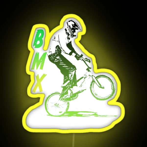 Bmx Race RGB Neon Sign