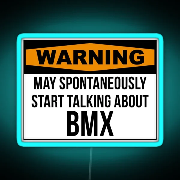 BMX RGB Neon Sign