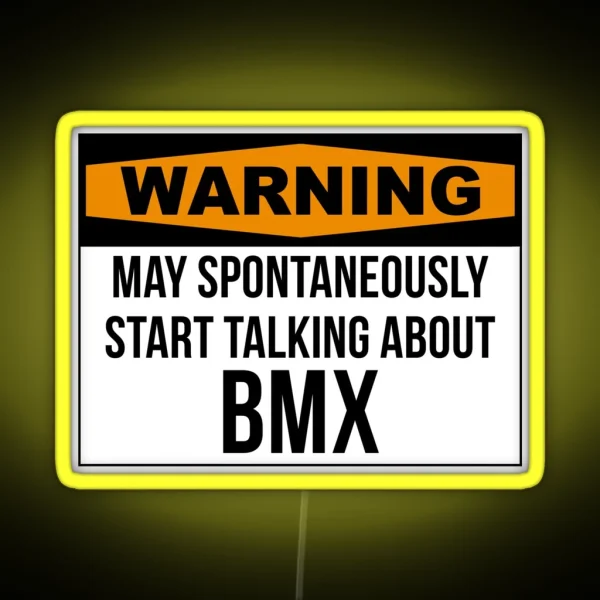 BMX RGB Neon Sign