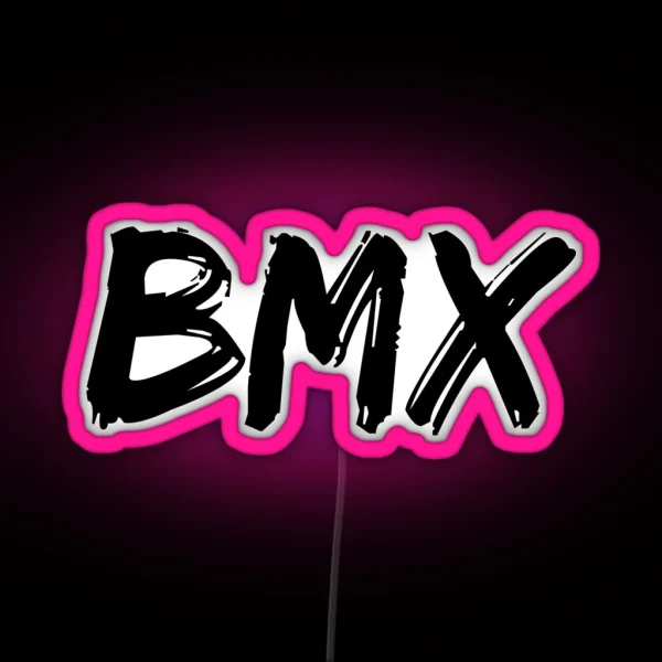 BMX Rider RGB Neon Sign