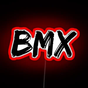 BMX Rider RGB Neon Sign