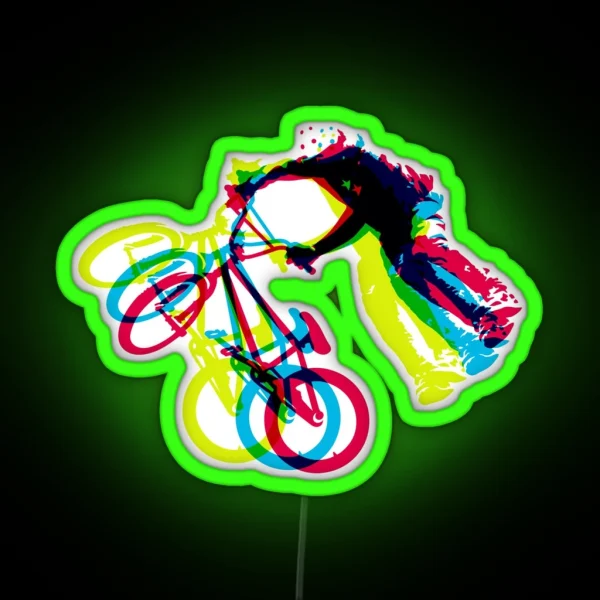 BMX TAILWHIP RGB Neon Sign