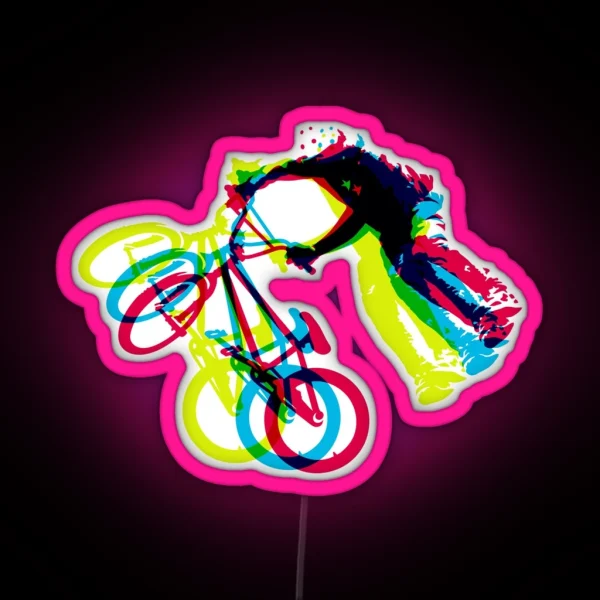 BMX TAILWHIP RGB Neon Sign
