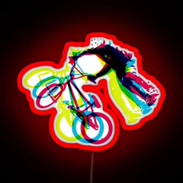 BMX TAILWHIP RGB Neon Sign