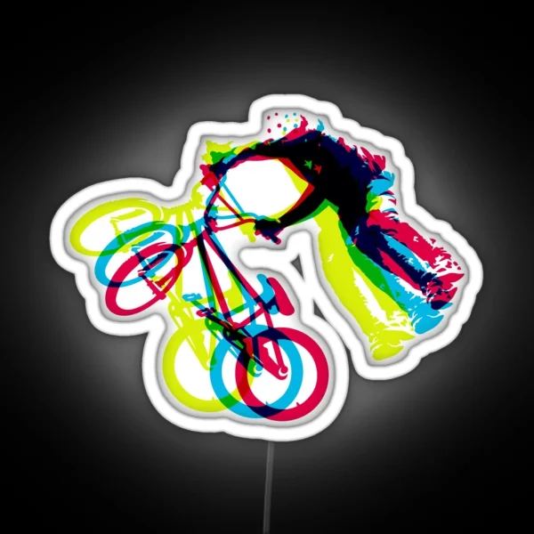 BMX TAILWHIP RGB Neon Sign