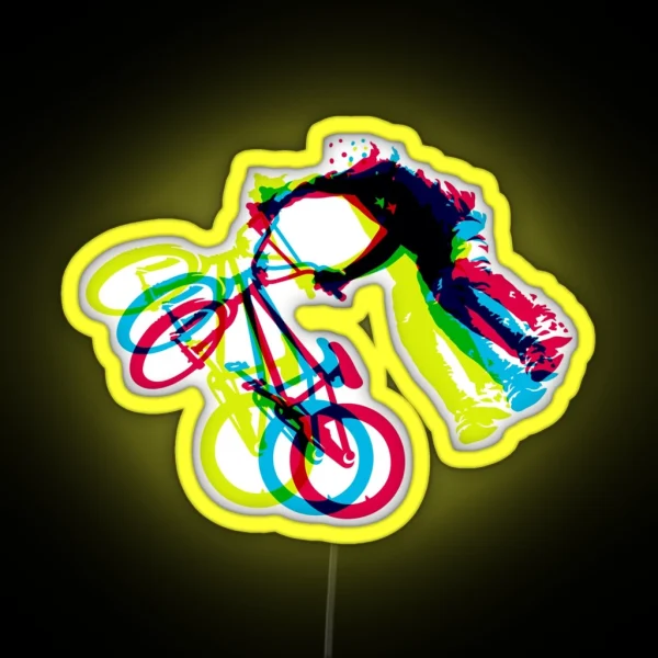 BMX TAILWHIP RGB Neon Sign