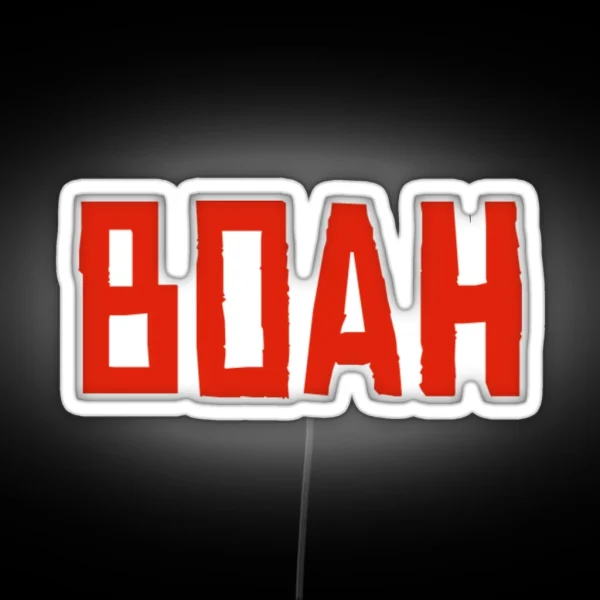 Boah RDR2 Funny Graphic RGB Neon Sign