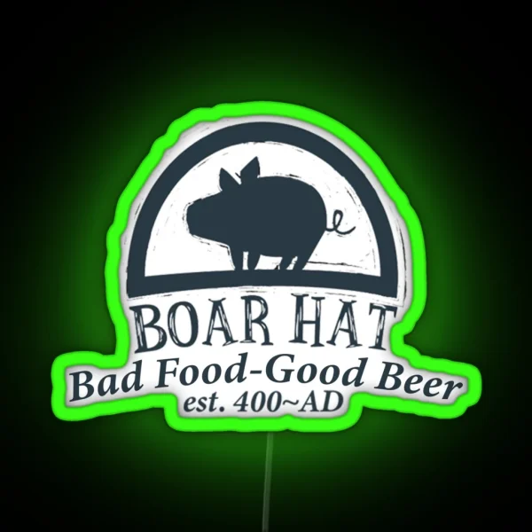 Boar Hat Led Bar Worker Led RGB Neon Sign