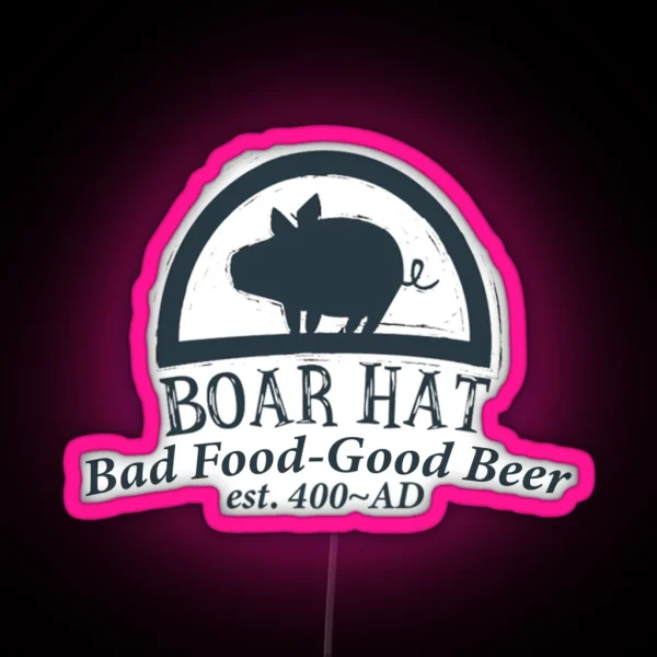 Boar Hat Led Bar Worker Led RGB Neon Sign
