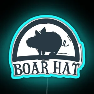 Boar Hat RGB Neon Sign