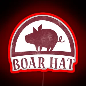 Boar Hat RGB Neon Sign