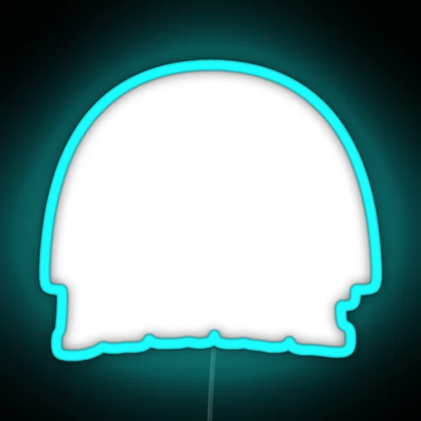Boar Hat Sign White RGB Neon Sign