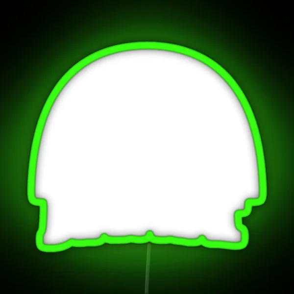 Boar Hat Sign White RGB Neon Sign