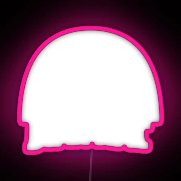 Boar Hat Sign White RGB Neon Sign