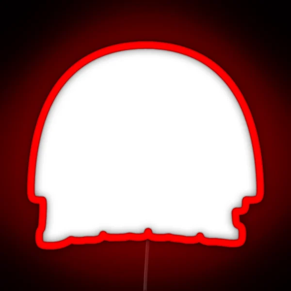 Boar Hat Sign White RGB Neon Sign