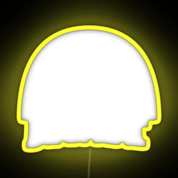 Boar Hat Sign White RGB Neon Sign